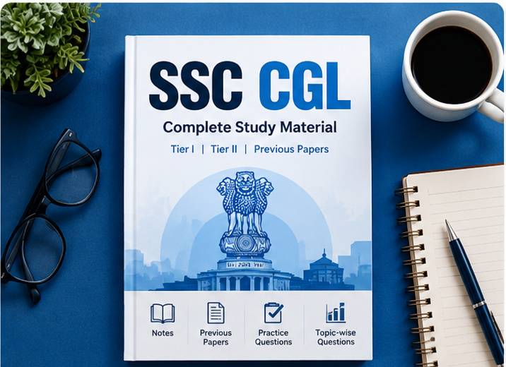 Cover of SSC CGL – Complete Study Guide for Tier I & Tier II