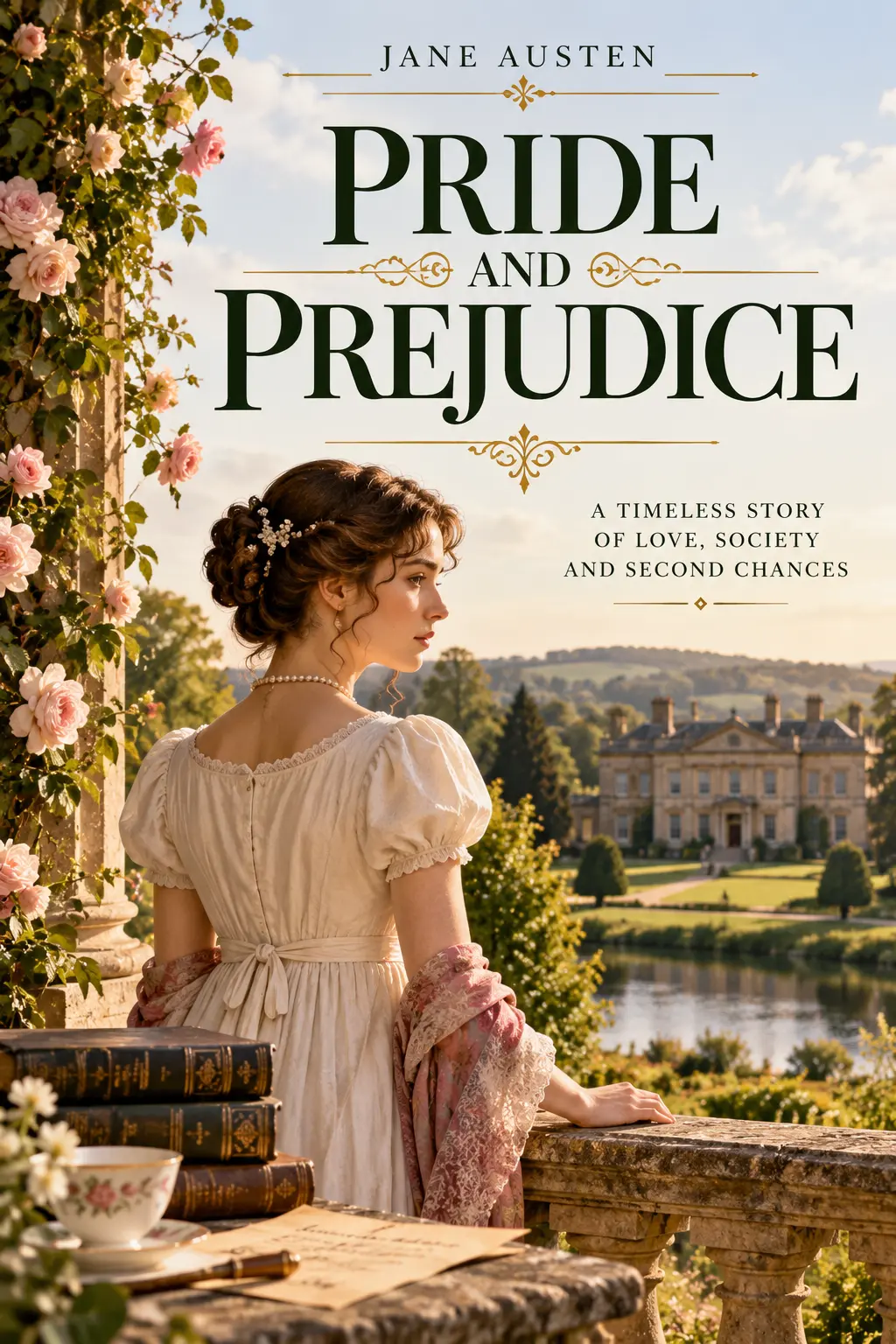 Cover of Pride and Prejudice by Jane Austen – Classic Novel (Digital Edition)